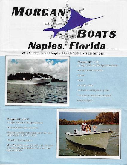 Morgan Boats Brochure – SailInfo I boatbrochure.com