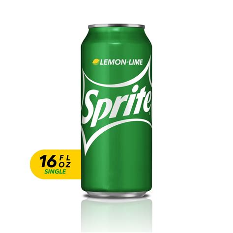 Sprite Lemon Lime Soda Soft Drink, 16 fl oz - Walmart.com - Walmart.com