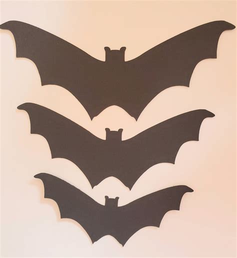 PAPER BATS Halloween Decoration Paper Bat Cut-outs to | Etsy