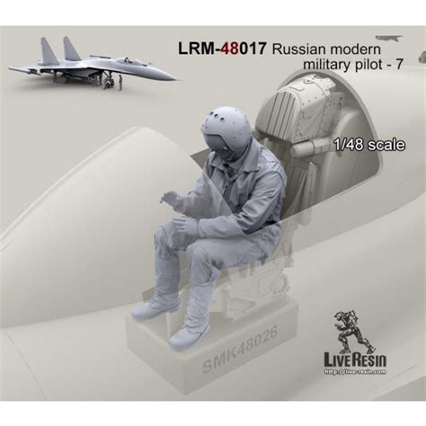 Live Resin 1/48 Modern Russian Military Pilot Vol. 7 | BNA Model World