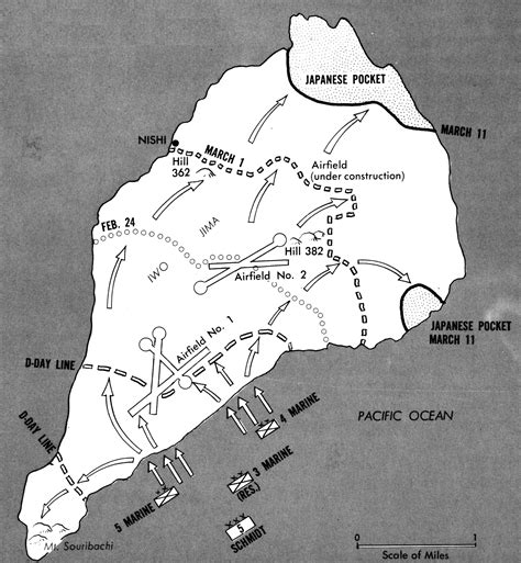 American Invasion of Iwo Jima, Feb. 19 - Mar. 11, 1945