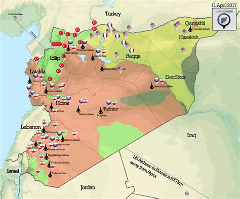 A Map Of The Syrian War: Who Is Who (And Where) | Trade Alerts, Trade ...