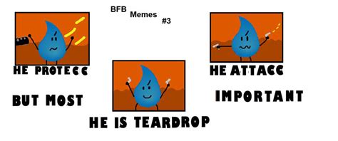 BFB Memes #3: Teardrop Actions | BFDI💖 Amino