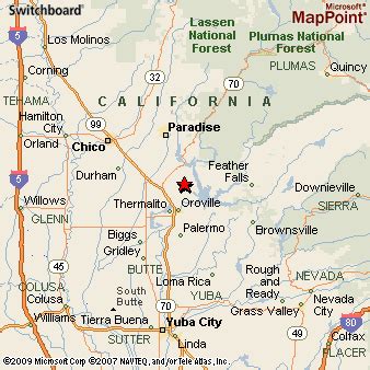 Oregon City, California Area Map & More