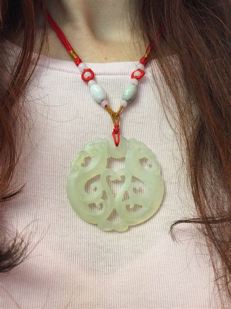 Feng Shui Jade Pendant Twin Dragons | Feng shui jade, Feng shui jewellery, Jade pendant