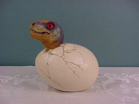 WINDSTONE Hatching DINOSAUR Egg T-REX Pena '93 ~RARE!! | #30104684