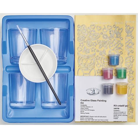 Creative Glass Painting Kit from House of Crafts