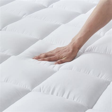 Mattress Topper Extra Thick Twin Size, 8-21 Inch Mattress, Plush Soft ...