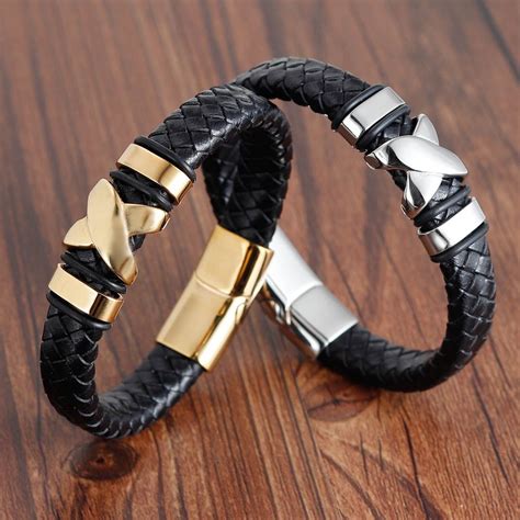 Truth Leather cool bracelets for boys Luxury Bracelet, Braided Leather Bracelet, Mens Bracelet ...