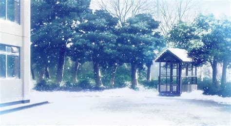 anime winter scenery | Tumblr