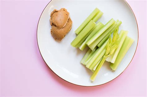 Quick & easy snack idea: celery + peanut butter | JOYFETTI