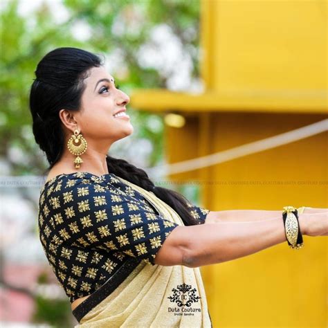 At age 45, Roja Steals the Show with Her Saree Style! • Keep Me Stylish