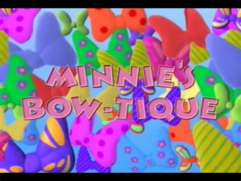 Minnie's Bow-Tique | Mickey Mouse Clubhouse Episodes Wiki | Fandom