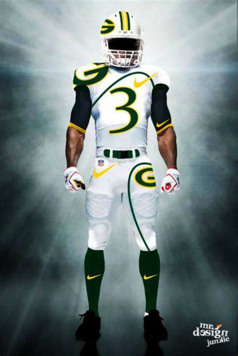 Here's the Worst Redesign of the Green Bay Packers Uniforms | 32 nfl ...