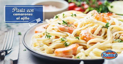 Pasta con camarones al ajillo - ID5889