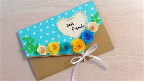 Friendship Day Card Idea | DIY Handmade Friendship Day Card.. - YouTube