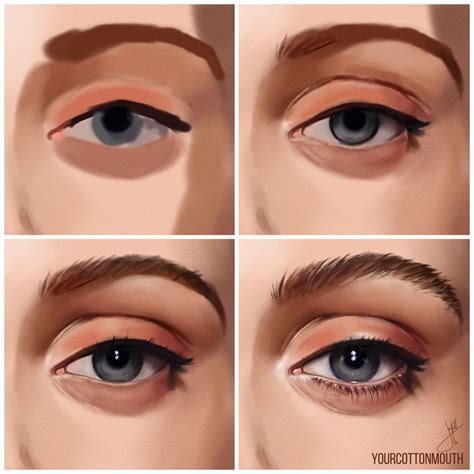 how I paint eyes by YourCottonmouth | Digital art tutorial, Hyperrealism paintings, Art tutorials