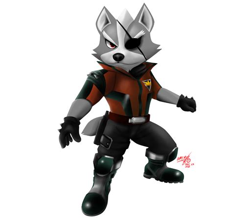 Wolf O'Donnell ( Star Fox 64 3D ) Artwork no offic by Ligoexe03 on DeviantArt