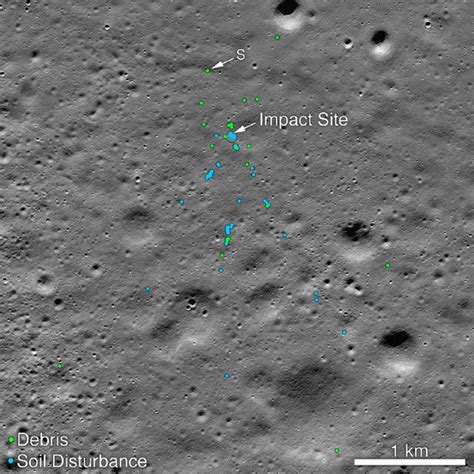 NASA spots Vikram Lander's crash site on moon, takes photos of debris ...