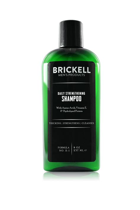 Best Natural, Organic Shampoo for Men with thinning hair | Brickell Men ...