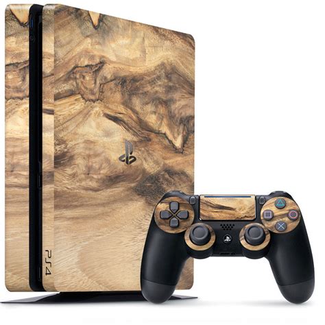 Wood PS4 Slim Skin - Uniqfind