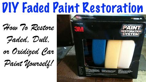 DIY How To Restore Faded and Oxidized Car Paint - 3M Paint Restoration System - YouTube