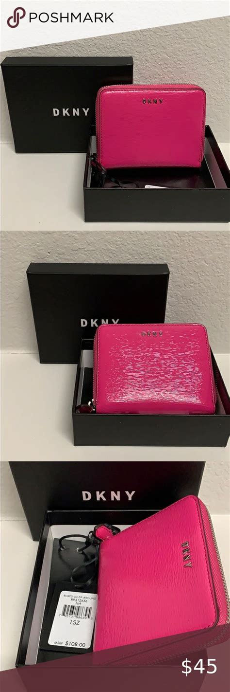 DKNY Leather Wallet | Leather wallet, Dkny bag, Wallet