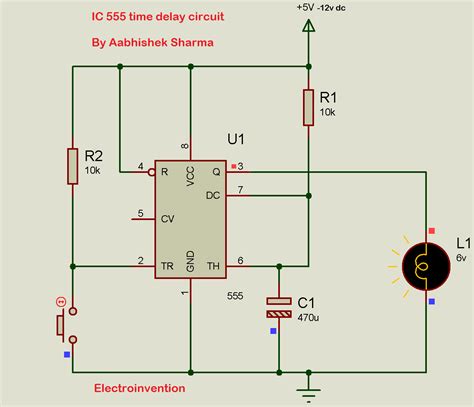 IC 555 Delay Timer circuit | Easy timer circuit | on off delay circuit