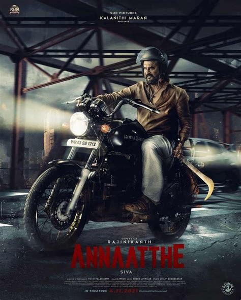 Annaatthe New Poster: Angry Rajini On Bike, With Sickle In Hand