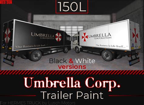 Second Life Marketplace - Umbrella Corporation - Hermes Trailer retexture