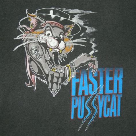 vintage FASTER PUSSYCAT 1987 TOUR T-SHIRT