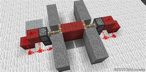 Redstone Circuits: Compact Piston Door