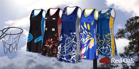 Custom School Netball Uniforms - Red Oak School Uniforms