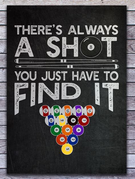 Billiards Pool Funny Quote | Metal Poster | Billiards pool, Snooker room, Pool table room