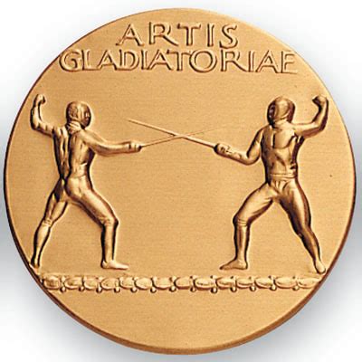 Fencing Medal by Athletic Awards