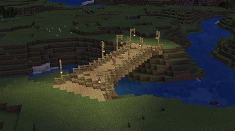 just a small simple bridge build i did in my girlfriend and i’s world! (survival) would love ...