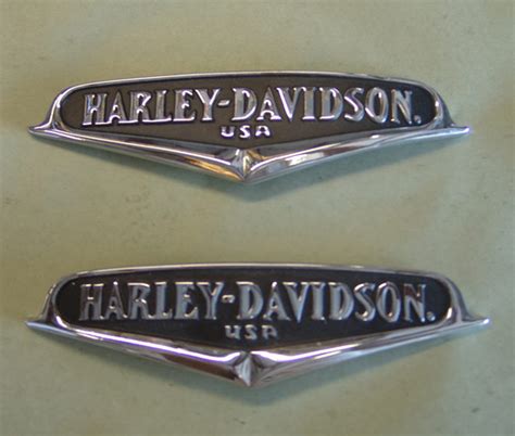 Harley-Davidson Tank Emblems / Medallions | Attitude Custom Painting ...