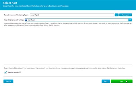 Creating your first SNMP monitor | IPHost Network Monitor