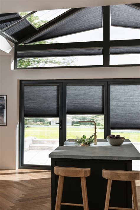 Dark Grey Kitchen Blinds for Apex Window | Grey kitchen blinds, Blinds for windows, Insulated blinds