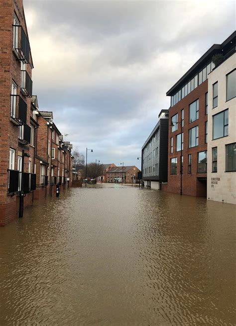 Shrewsbury flooding: River finally receding but roads still under water ...