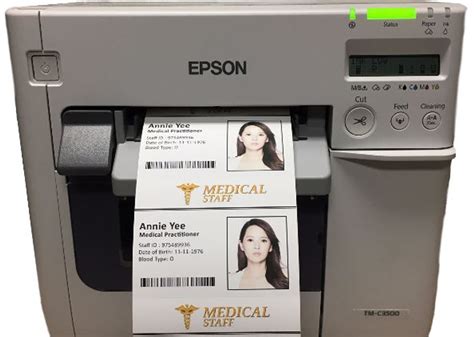 Epson TM-C3500 Color Name Badge Printer | Badge Maker