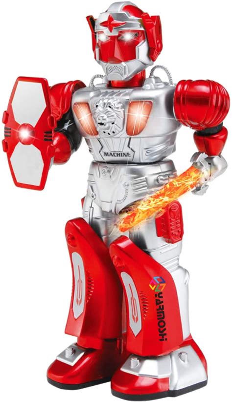 YARMOSHI Battery Operated Walking Warrior Robot Toy for Age 3+ - RED - Walmart.com - Walmart.com