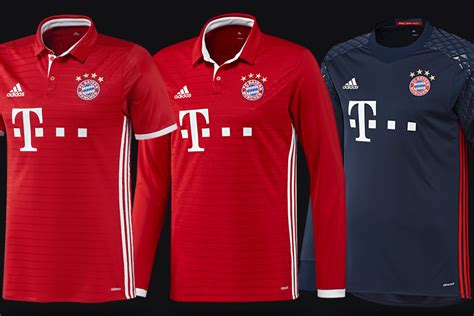 OFFICIAL: FC Bayern Munich 2016-17 home kit (w/ collars!) released ...