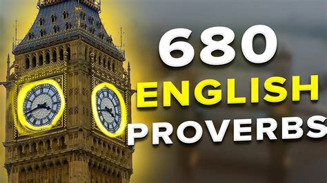 ALL 680 ENGLISH PROVERBS, SAYINGS and QUOTES | British wise aphorisms ...