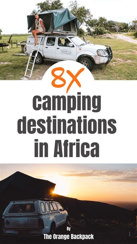 Camping in Africa: 8 best camping safari destinations - The Orange Backpack