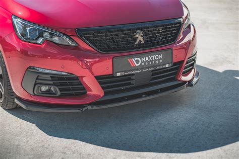 Front Splitter V.2 Peugeot 308 GT Mk2 Facelift | Our Offer \ Peugeot \ 308 \ Mk2 FL [2017-2021 ...