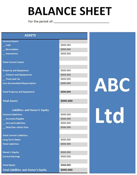 Financial Statement Template in PDF | Free Word & Excel Templates