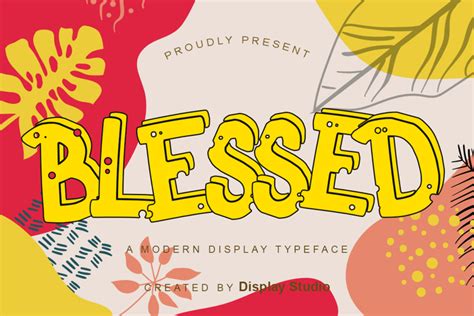 Blessed Font | DisplayStudio_ | FontSpace