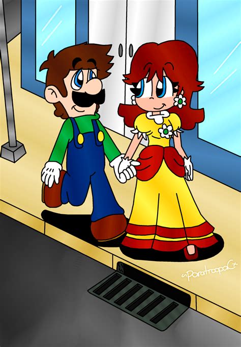 Luigi and Daisy by paratroopaCx on DeviantArt