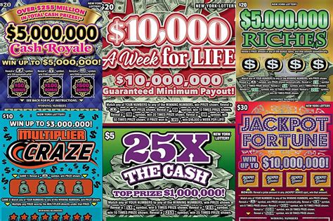 Feast Your Eyes on These NY Lottery Scratch-Offs w/Highest Prizes